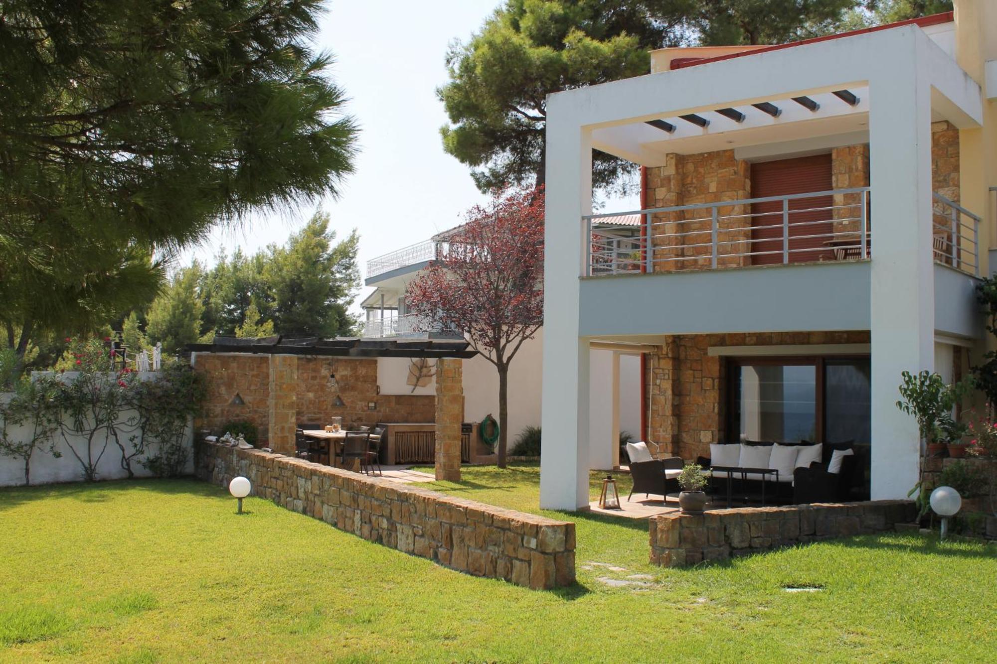 Villa The House Of Blue Áfitos Exterior foto