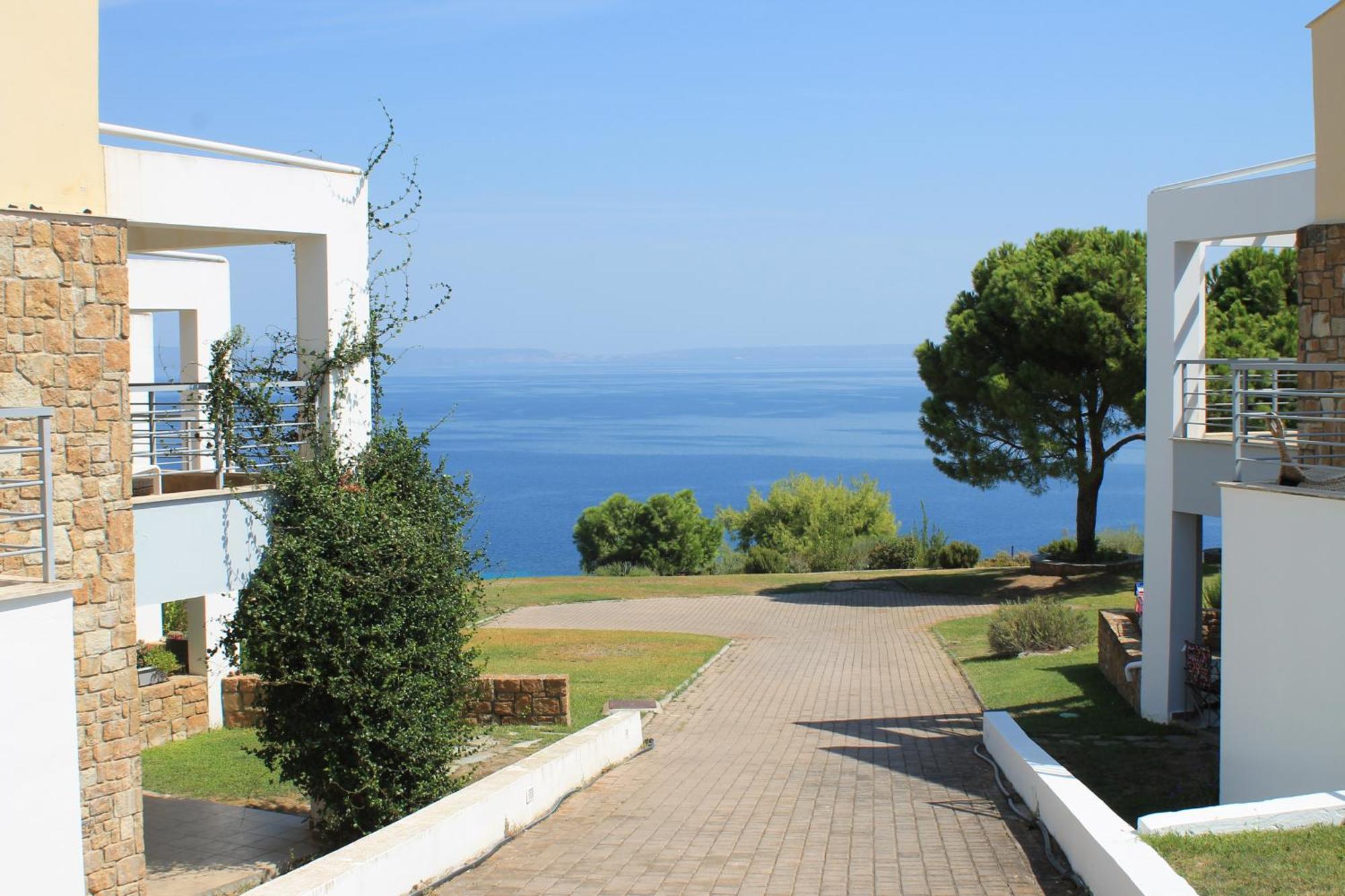 Villa The House Of Blue Áfitos Exterior foto